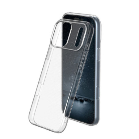 Silikónové puzdro pre iPhone 17 Pro - Transparentné