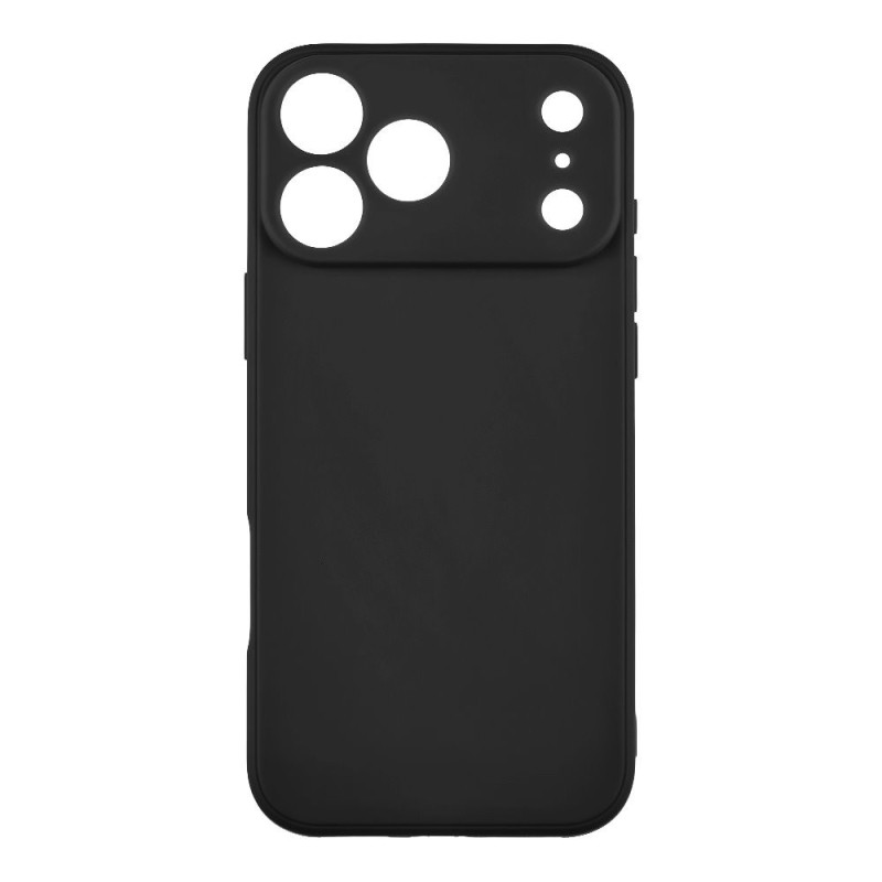 Silikónové puzdro pre IPHONE 17 PRO MAX - Čierne