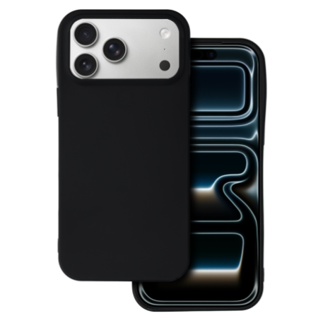 Silikónové puzdro pre IPHONE 17 PRO MAX - Čierne
