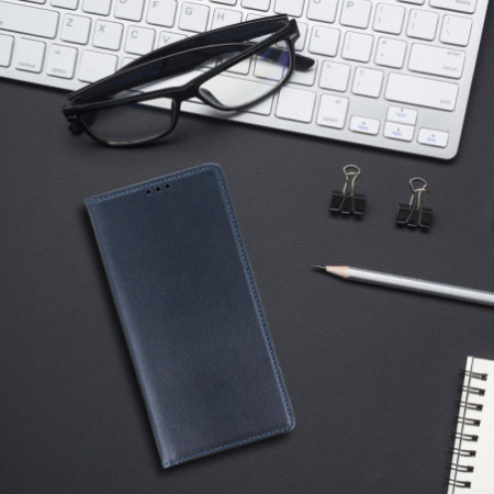 SMART knižkové puzdro pre Xiaomi Redmi Note 14 5G - námornícka modrá