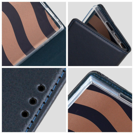 SMART knižkové puzdro pre Xiaomi Redmi Note 14 5G - námornícka modrá