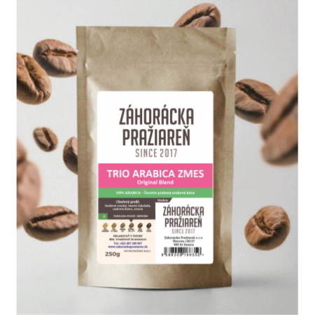 Zrnková káva TRIO ARABICA ZMES - 500g