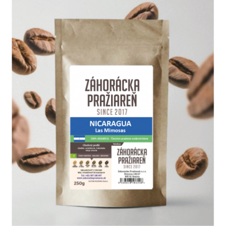 Zrnková káva Nicaragua Las Mimosas 100% Arabica - 500g