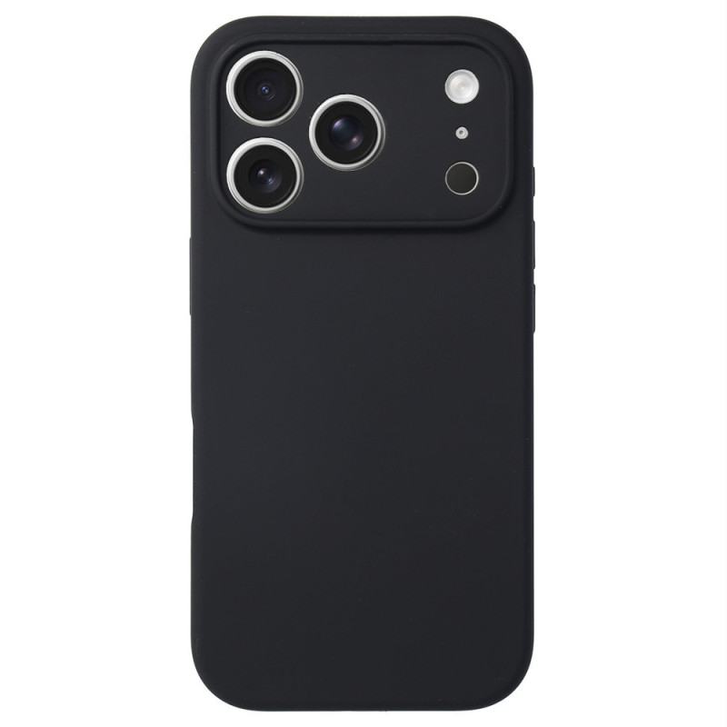 Silikónové puzdro pre iPhone 17 Pro Max - čierne