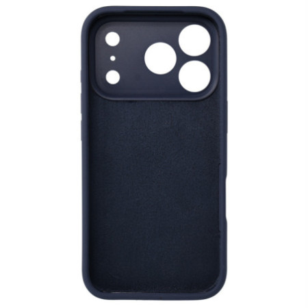 Silikónové puzdro pre iPhone 17 Pro Max - tmavomodré
