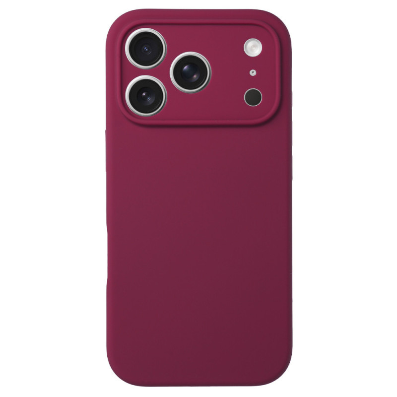 Silikónové puzdro pre iPhone 17 Pro Max - bordové