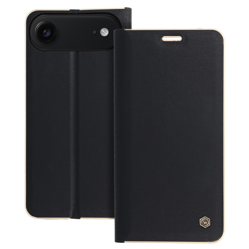 Wonder Knižkové puzdro pre iPhone 17 Air - čierne