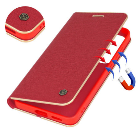 Wonder knižkové puzdro pre iPhone 17 Pro - červené