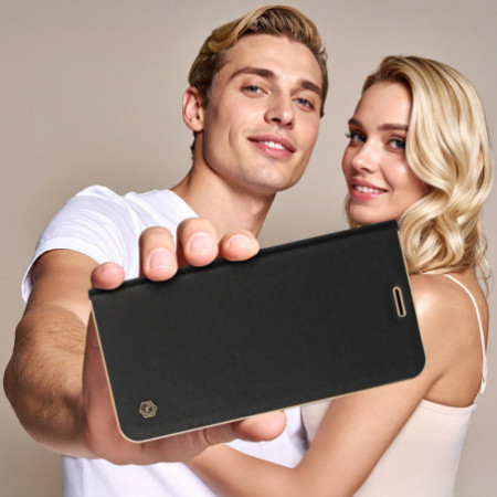 Wonder Knižkové puzdro pre iPhone 17 Pro Max - čierne