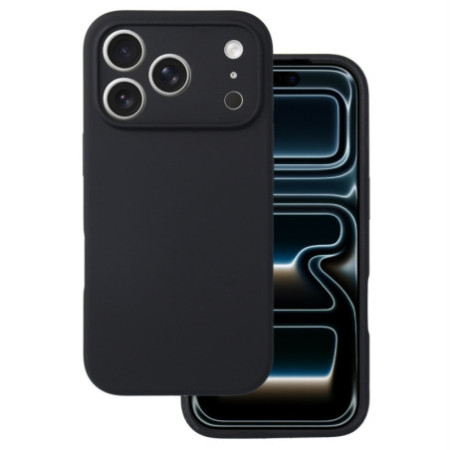 Silikónové puzdro Lite pre iPhone 17 Pro - čierne