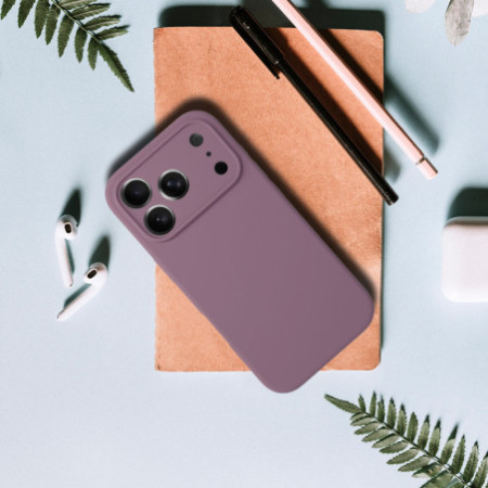 Silikónové puzdro Lite pre iPhone 17 PRO - fialové