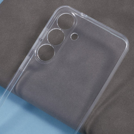 Silikónové puzdro pre Samsung Galaxy S25 FE - Transparentné
