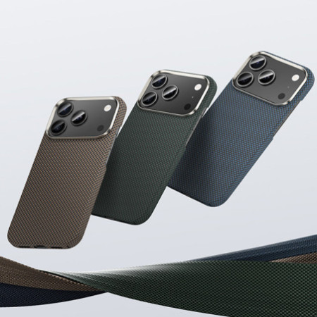 Benks Magnetické puzdro Armor Tint Kevlar 1000D pre iPhone 17 Pro - zlatý