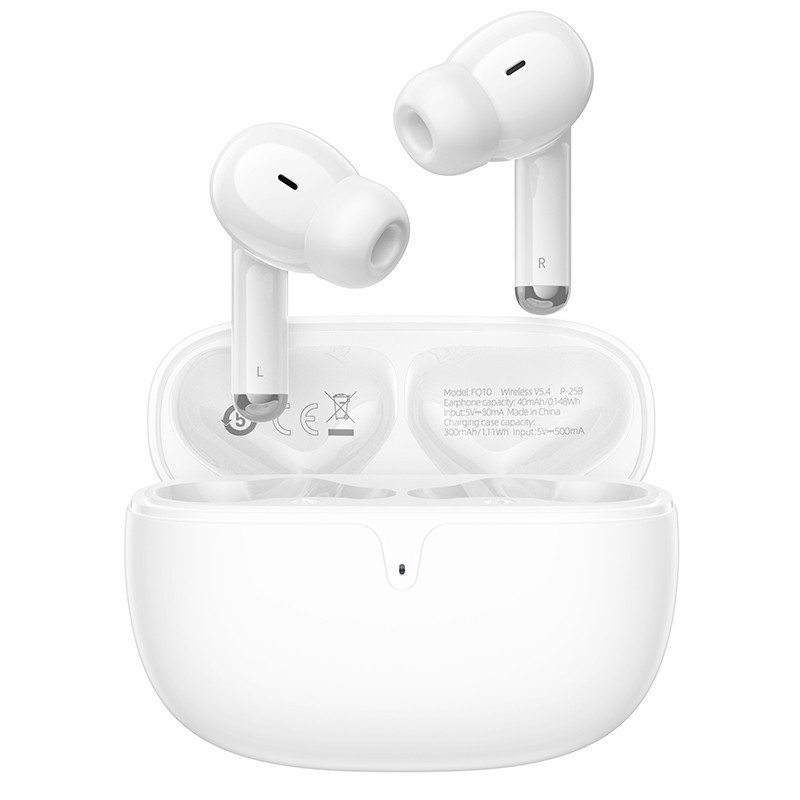 Bluetooth slúchadlá Borofone TWS FQ10 Joyful biele