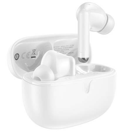 Bluetooth slúchadlá Borofone TWS FQ10 Joyful biele