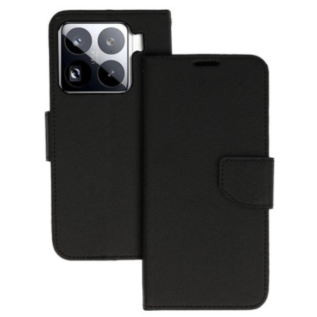 Knižkové puzdro s prackou pre Xiaomi 15 Pro 5G čierne