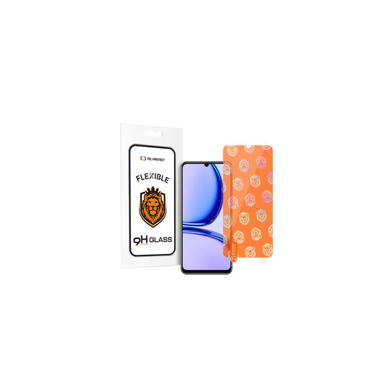 Tel Protect Best Flexible Hybrid Tempered Glass for REALME C53