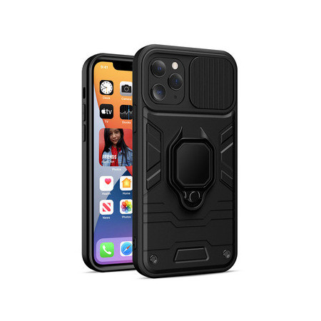 Ring Lens Case for Realme C25Y Black