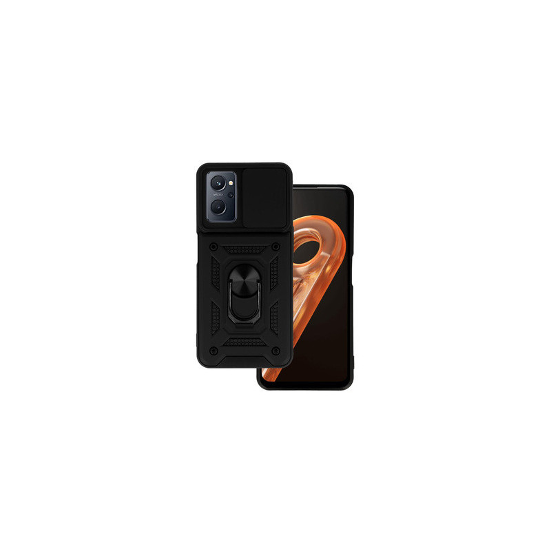 Slide Camera Armor Case for Realme 9i Black