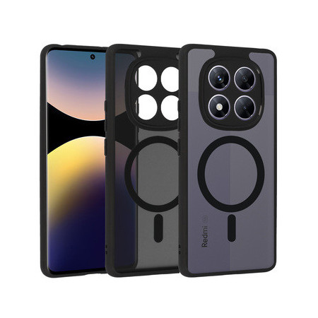 Full Matte Mag Cover for Xiaomi Redmi Note 14 Pro 4G black