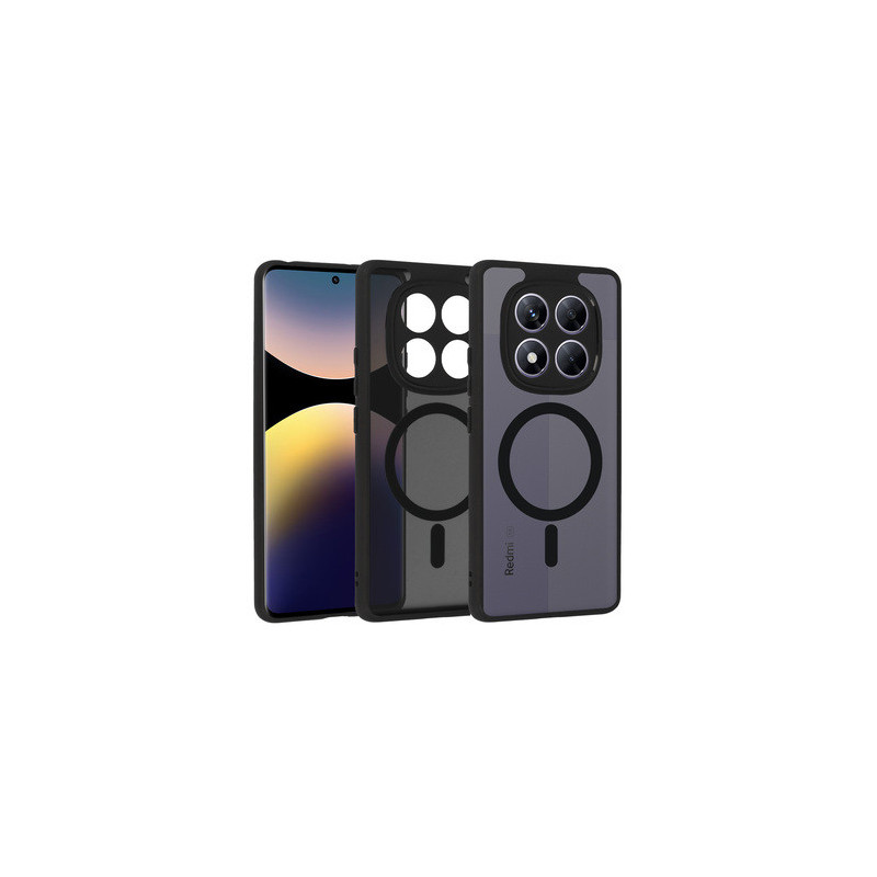 Full Matte Mag Cover for Xiaomi Redmi Note 14 Pro 4G black