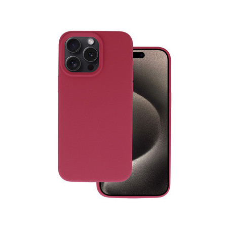 Silicone Lite Case for Xiaomi Redmi Note 14 Pro 4G burgundy