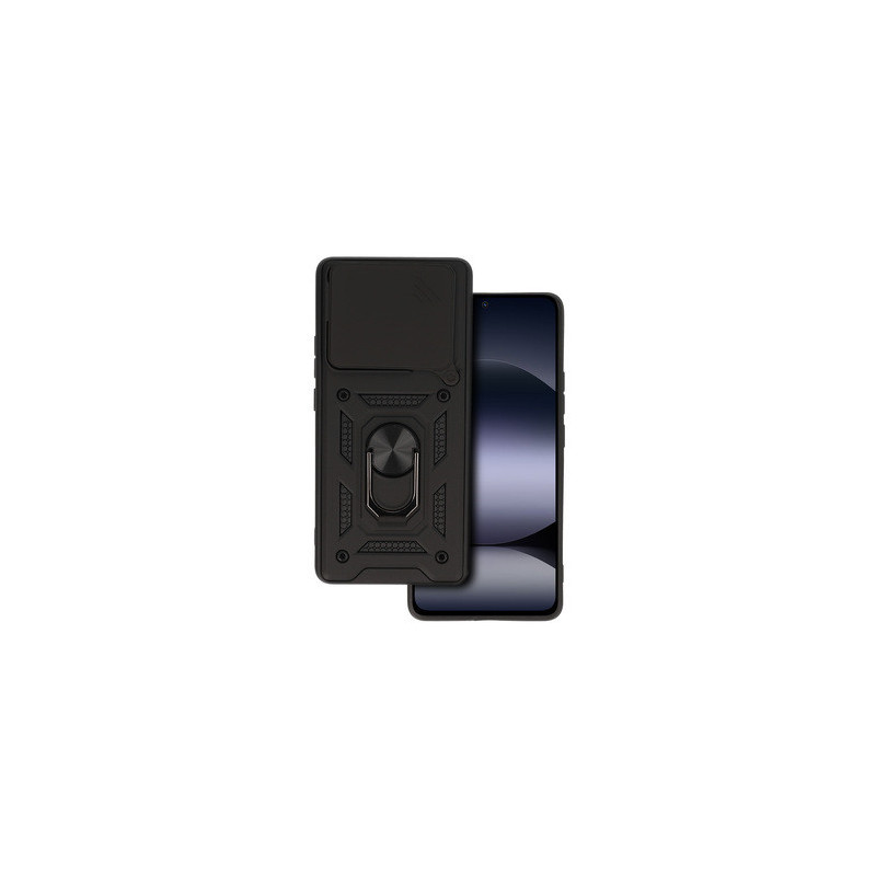 Slide Camera Armor Case for Xiaomi Redmi Note 14 5G Black