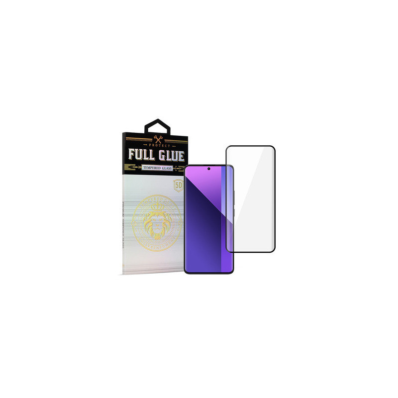 Tempered Glass HARD Full Glue 5D for XIAOMI REDMI NOTE 13 PRO PLUS 5G BLACK