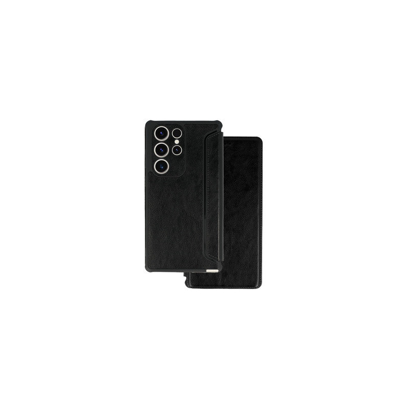 Razor Leather Book Case for Xiaomi Redmi Note 13 Pro 5G black