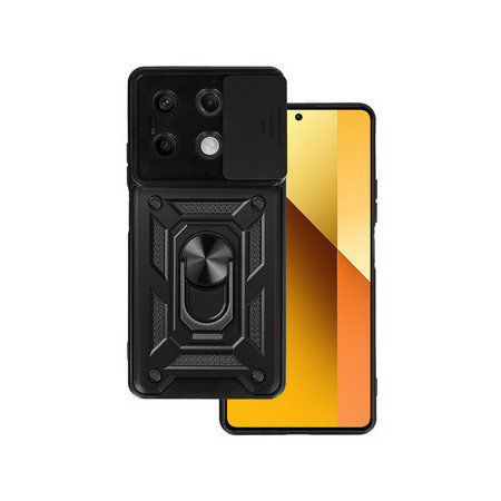 Slide Camera Armor Case for Xiaomi Redmi Note 13 5G Black