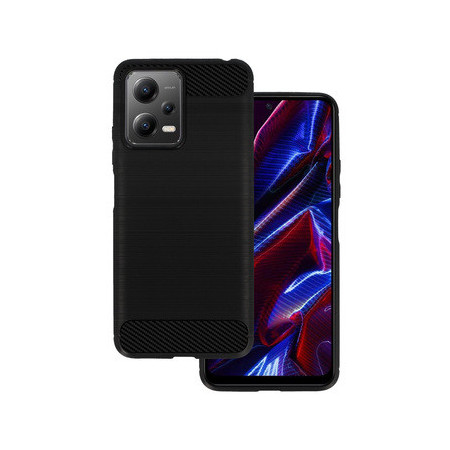Back Case CARBON for XIAOMI REDMI NOTE 12 5G/POCO X5 Black