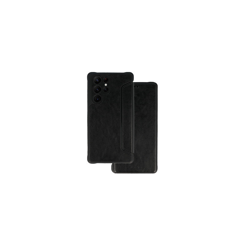 Razor Leather Book Case for Xiaomi Redmi Note 12 5G/Poco X5 black