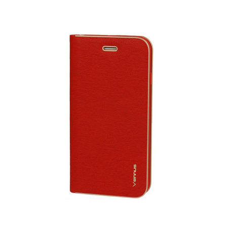 Vennus Book Case with frame for Xiaomi Redmi Note 12 5G/Poco X5 red