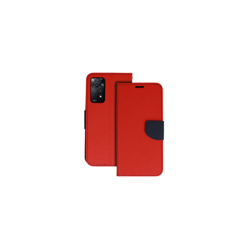 Fancy Case for Xiaomi Redmi Note 11 5G/Note 11S 5G/Poco M4 Pro 5G red-navy