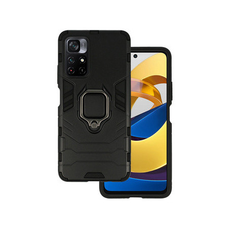 Ring Armor Case for Xiaomi Redmi Note 11 5G/Note 11S 5G/Poco M4 Pro 5G Black