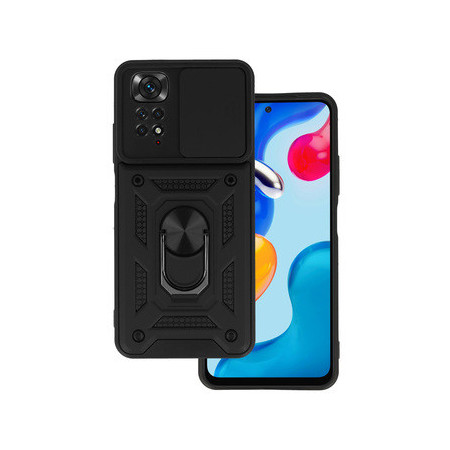 Slide Camera Armor Case for Xiaomi Redmi Note 11/Note 11S Black