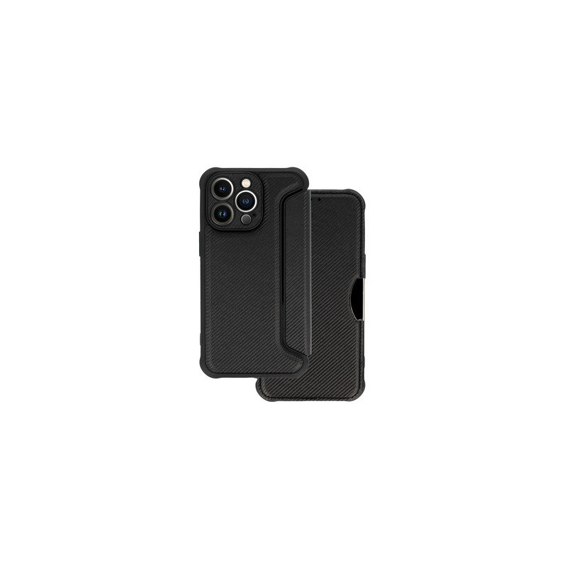 Razor Carbon Book Case for Xiaomi Redmi 14C black