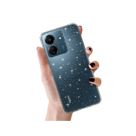 Crystal Glitter Case for Xiaomi Redmi 13C Silver