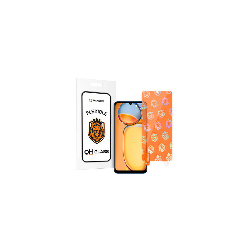 Tel Protect Best Flexible Hybrid Tempered Glass for XIAOMI REDMI 13C / poco c65