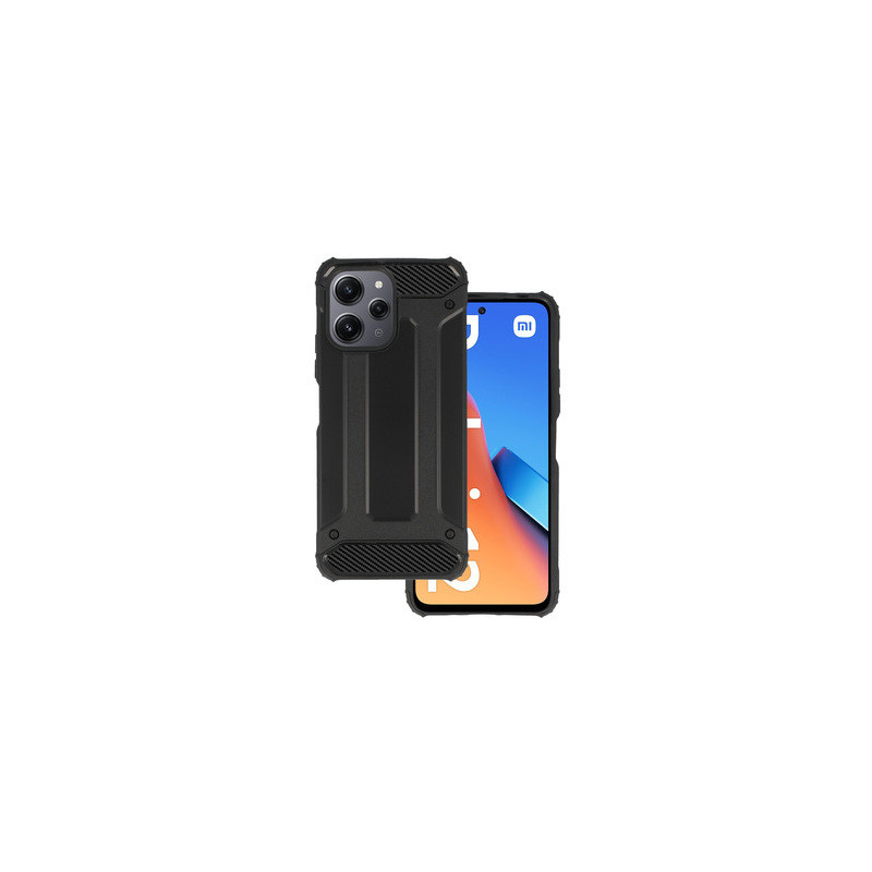 Armor Carbon Case for Xiaomi Redmi 12 Black