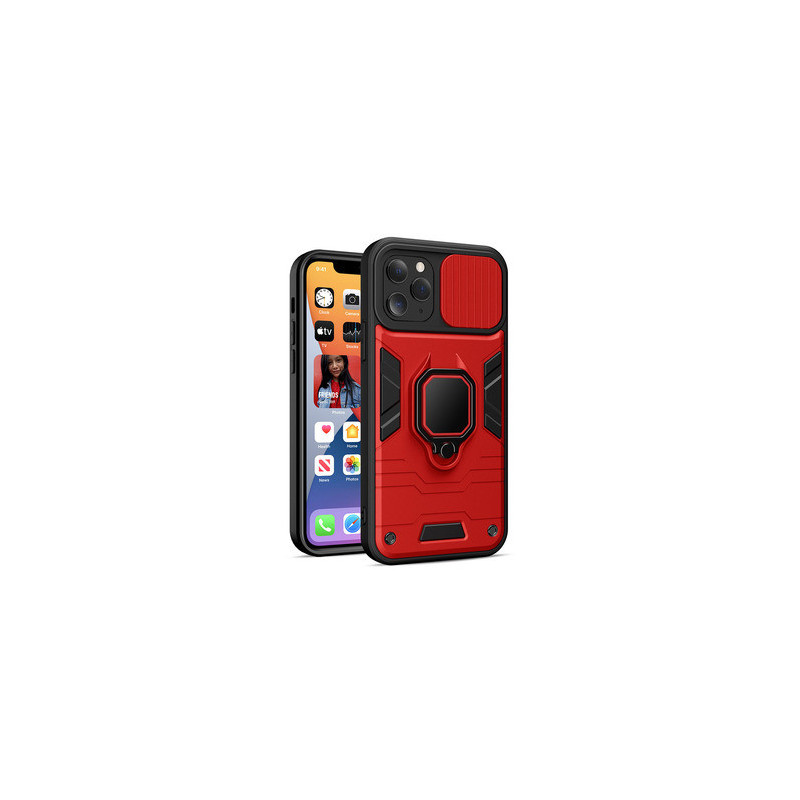 Ring Lens Case for Xiaomi Redmi 10 Red