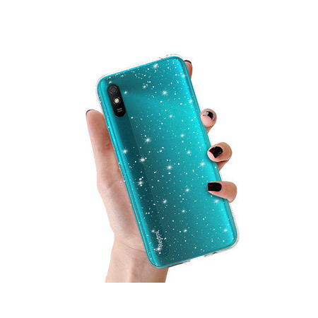 Crystal Glitter Case do Xiaomi Redmi 9A Silver
