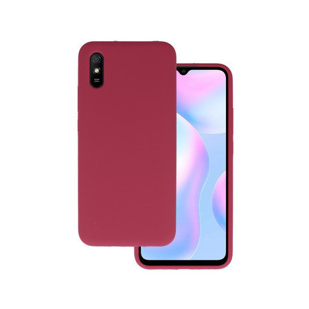 Silicone Lite Case for Xiaomi Redmi 9A burgundy
