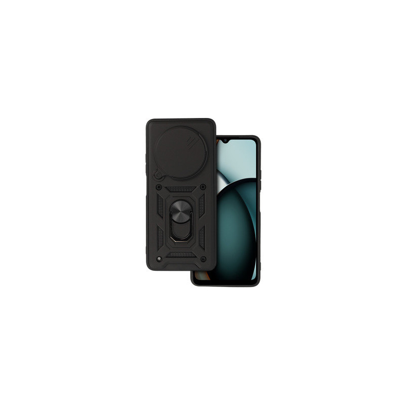 Slide Camera Armor Case for Xiaomi Redmi A3 Pro Black
