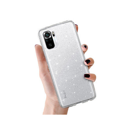 Crystal Glitter Case for Xiaomi Redmi Note 10/Note 10S/Poco M5S Silver
