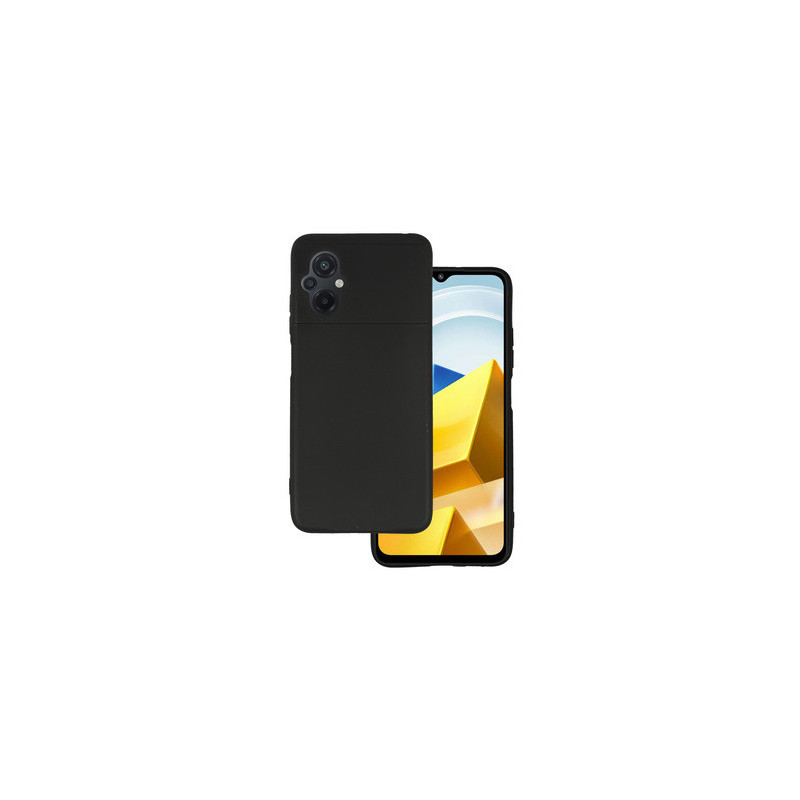 Back Case MATT for XIAOMI POCO M5 Black