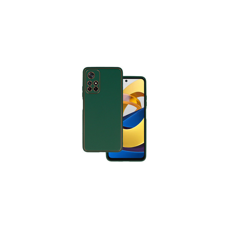 TEL PROTECT Luxury Case for Xiaomi Redmi Note 11 5G/Note 11S 5G/Poco M4 Pro 5G Dark green
