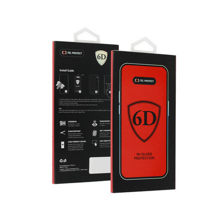 Tel Protect Full Glue 6D Tempered Glass for SAMSUNG GALAXY M36 5G BLACK