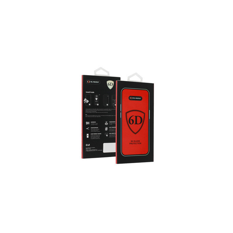 Tel Protect Full Glue 6D Tempered Glass for SAMSUNG GALAXY M36 5G BLACK