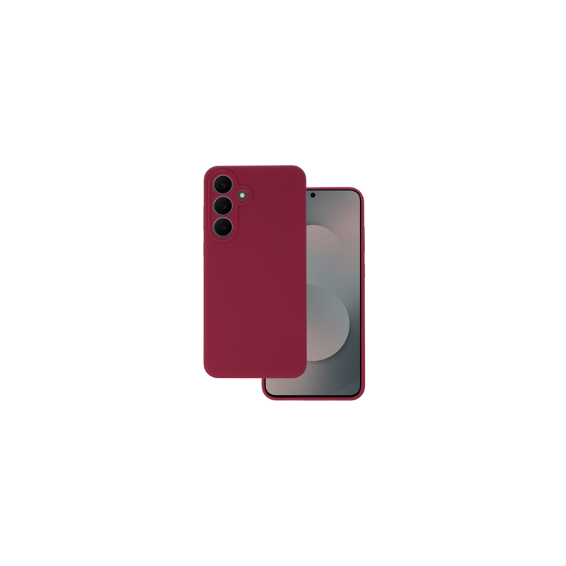 Silicone Lite Case for Samsung Galaxy S25 FE burgundy